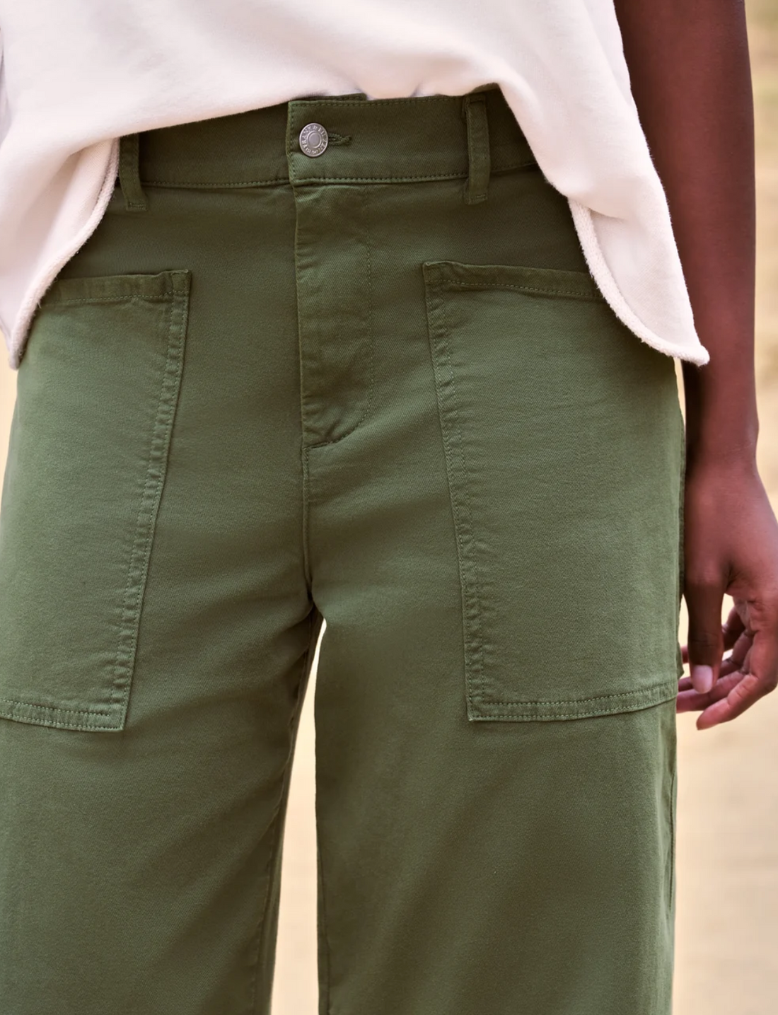 Bray Barrel Pant Army