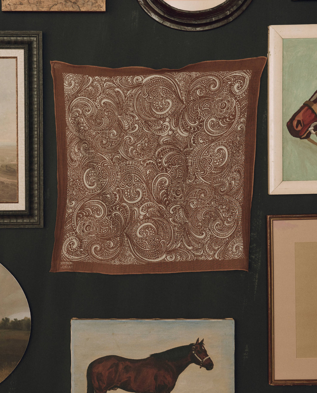 The Stetson Western Paisley Scarf