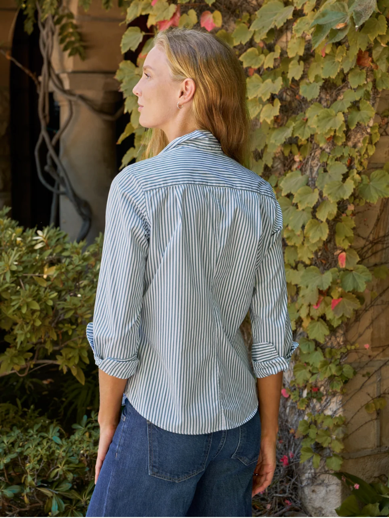 Barry Green Stripe Button Up