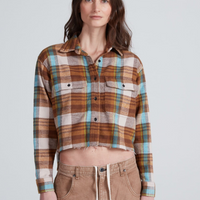 Crosby Les Plaid Top
