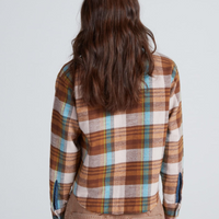 Crosby Les Plaid Top