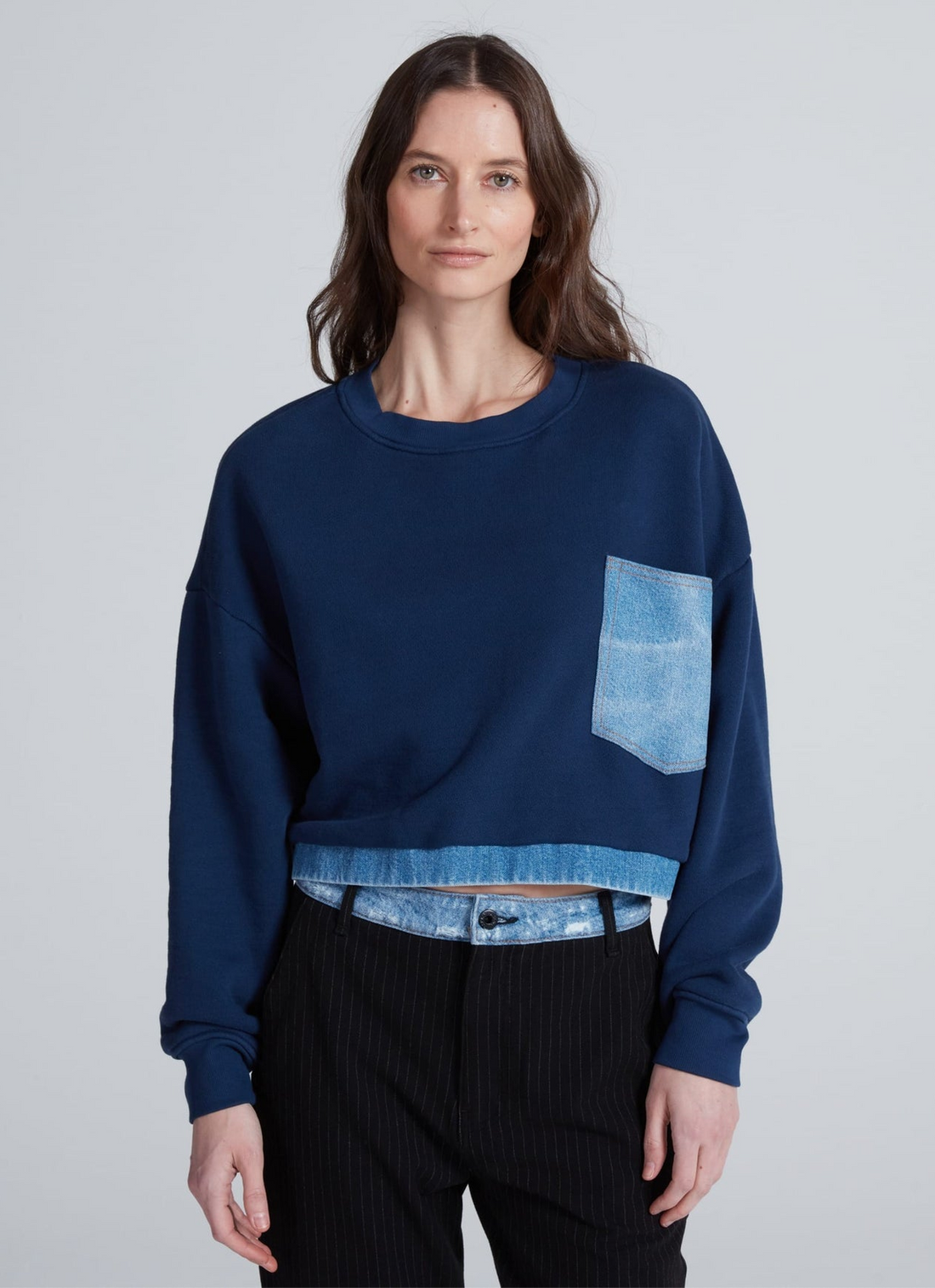 Combo Sweatshirt Navy