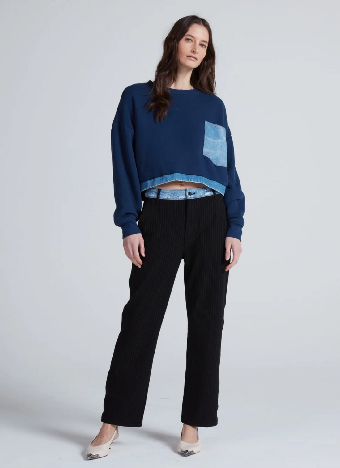 Combo Sweatshirt Navy