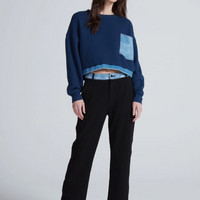 Combo Sweatshirt Navy