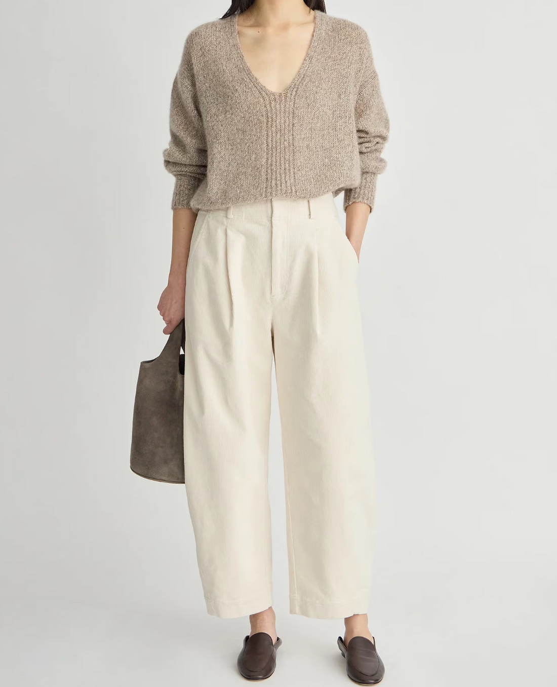Bari Crop Corduroy Trouser