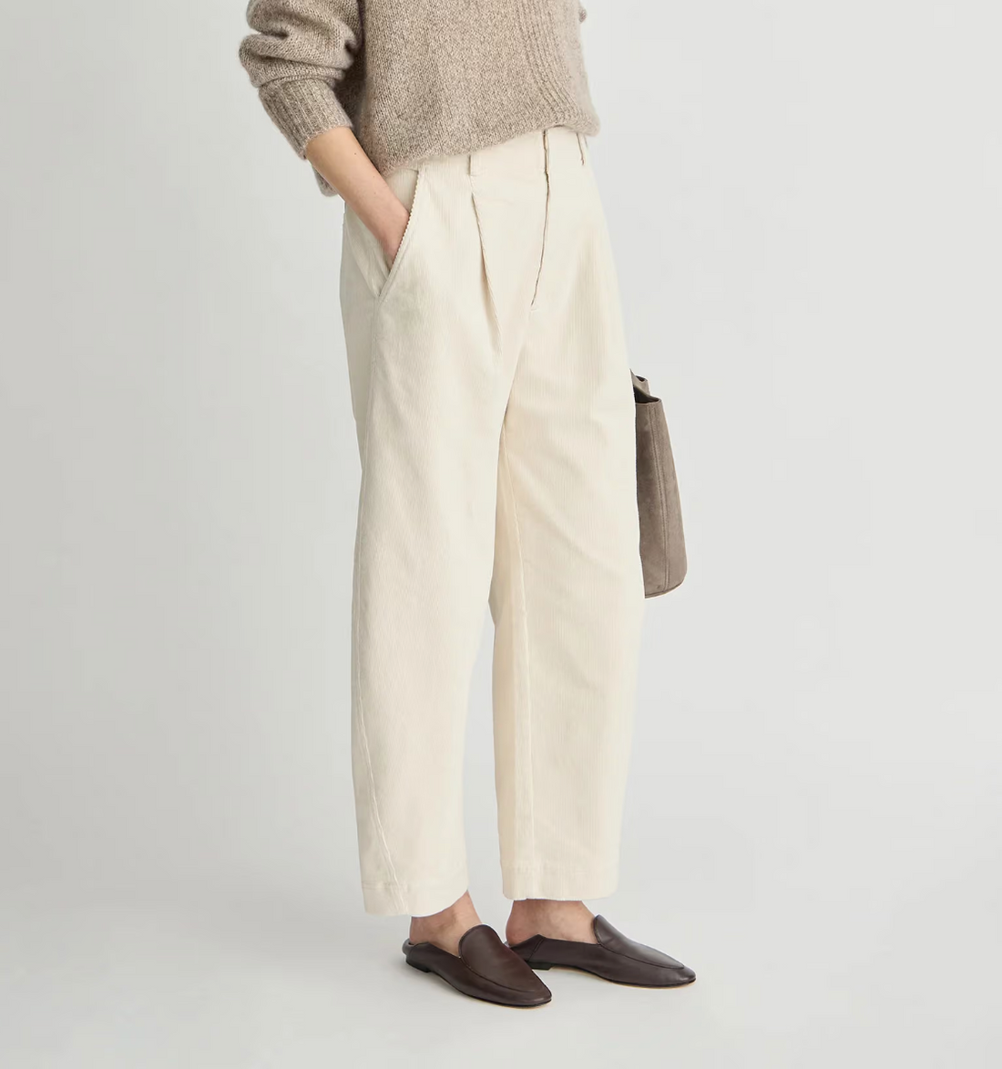 Bari Crop Corduroy Trouser