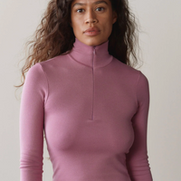 The Baby Rib Zip-Up Roz