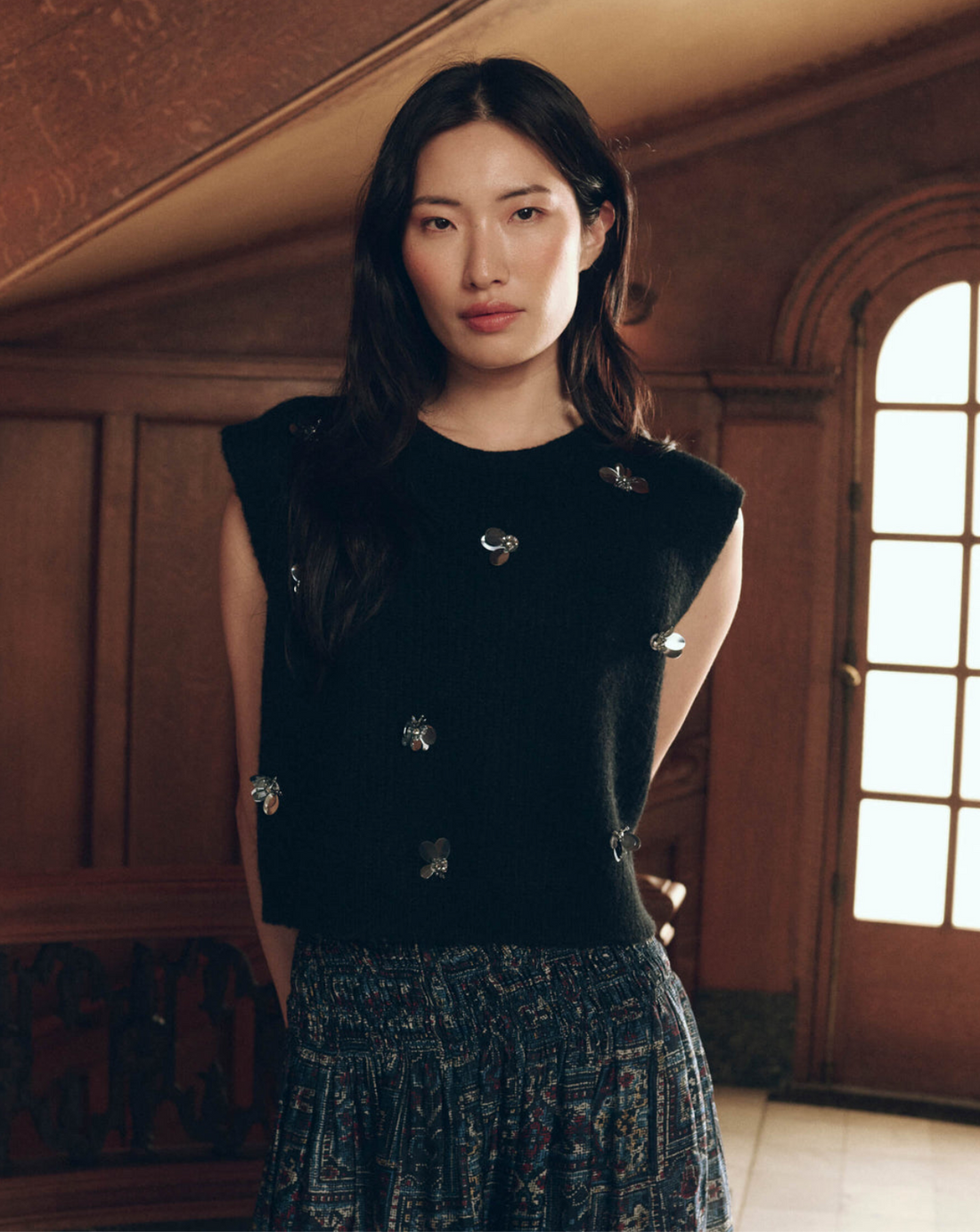 The Embellished Sweater Vest