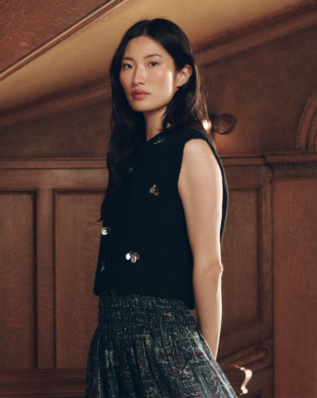 The Embellished Sweater Vest
