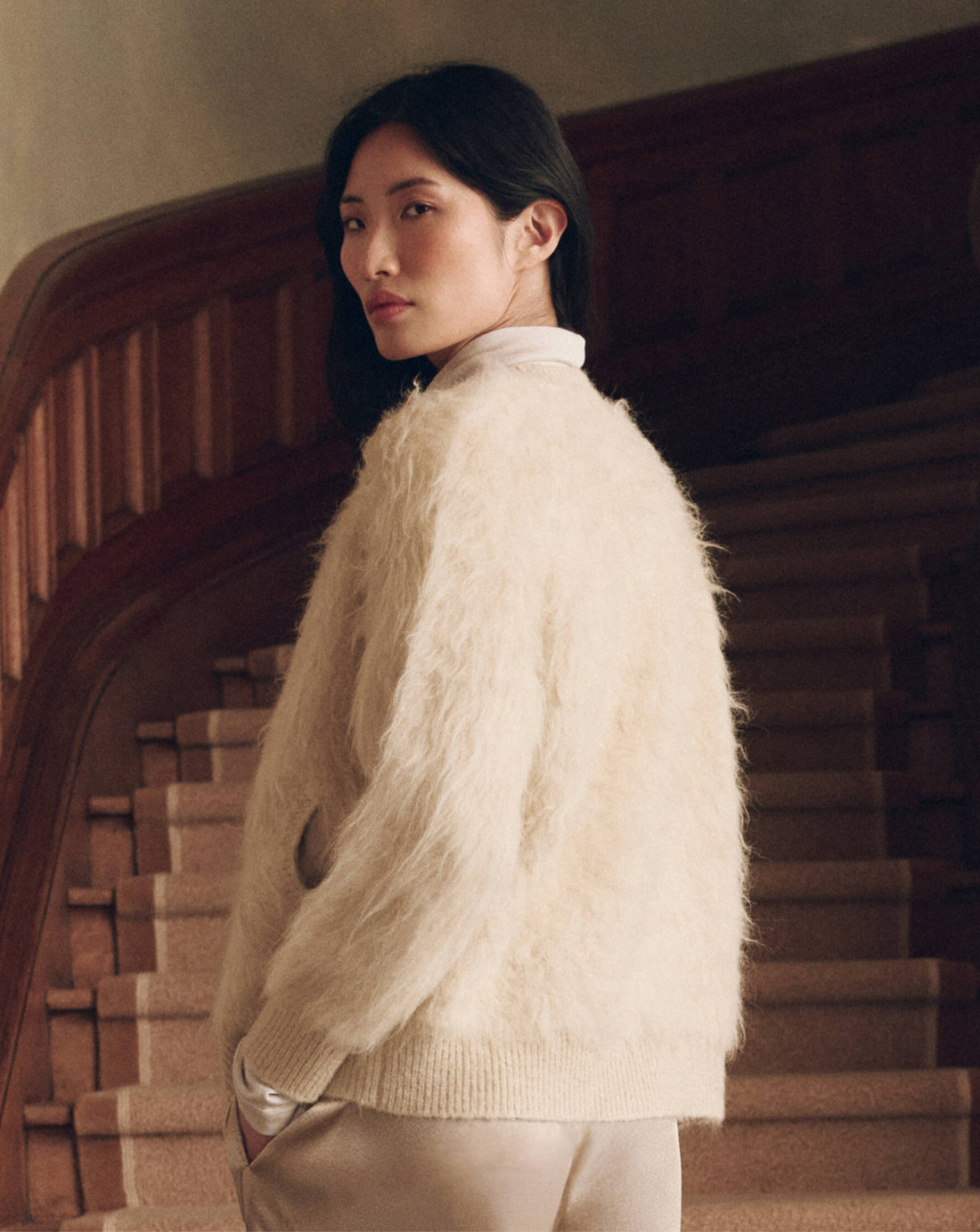 The Fuzzy Bomber Sweater