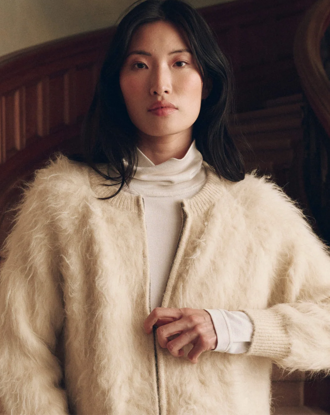 The Fuzzy Bomber Sweater
