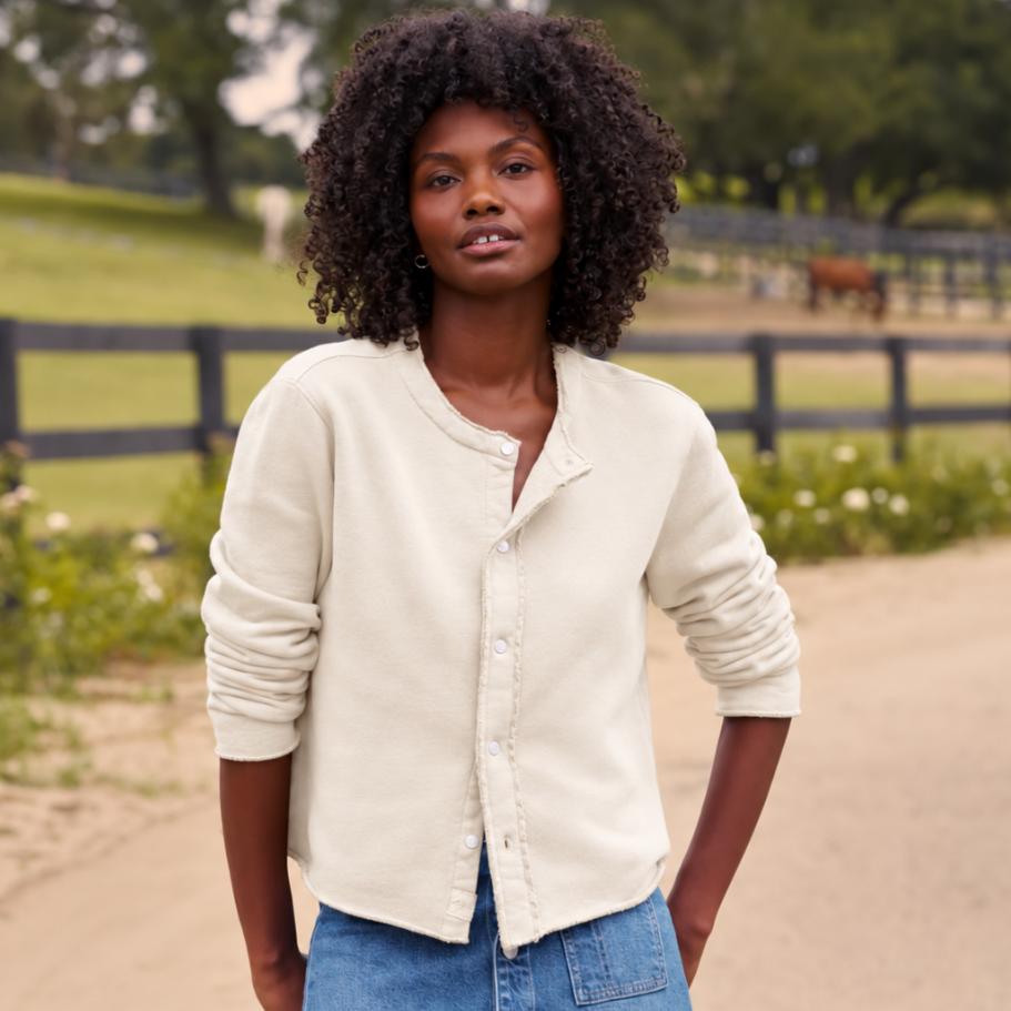 Jackie Sweatshirt Cardigan