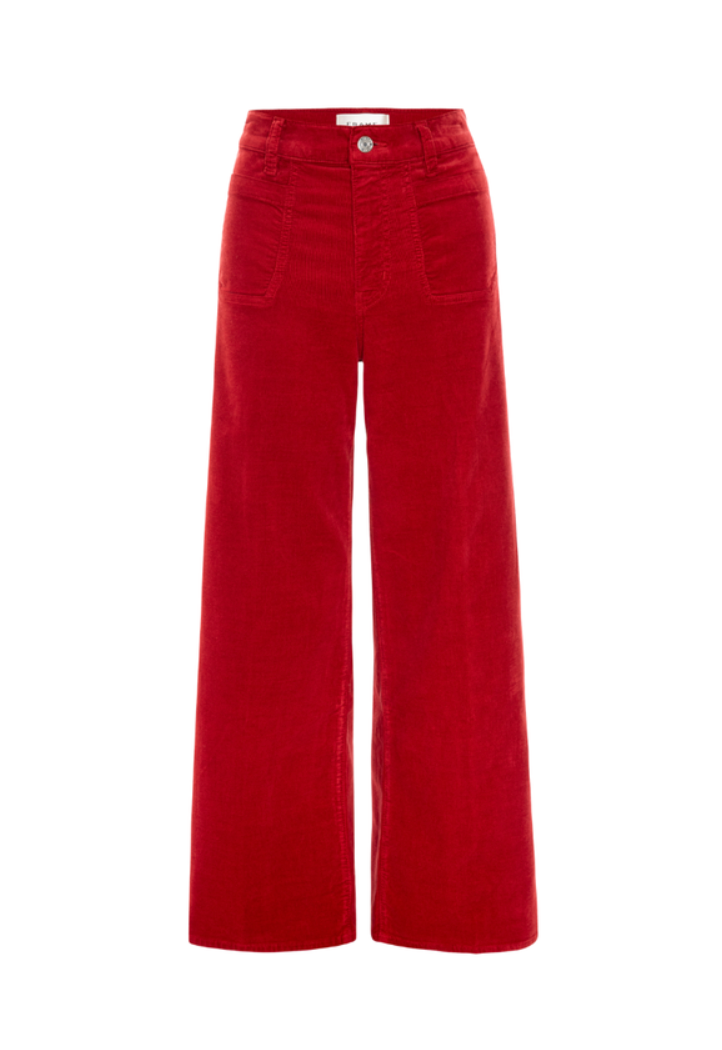 Le Slim Palazzo Pocket Corduroy