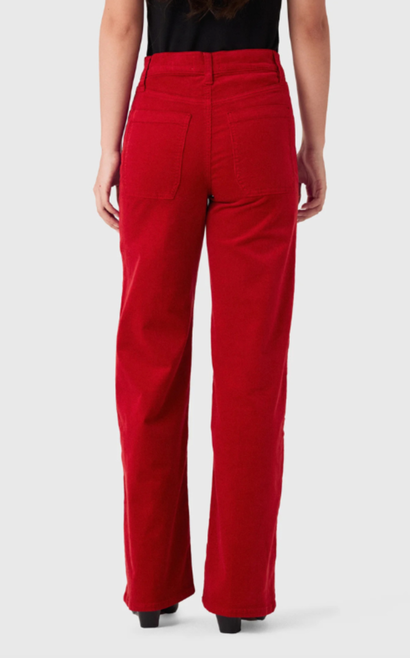 Le Slim Palazzo Pocket Corduroy