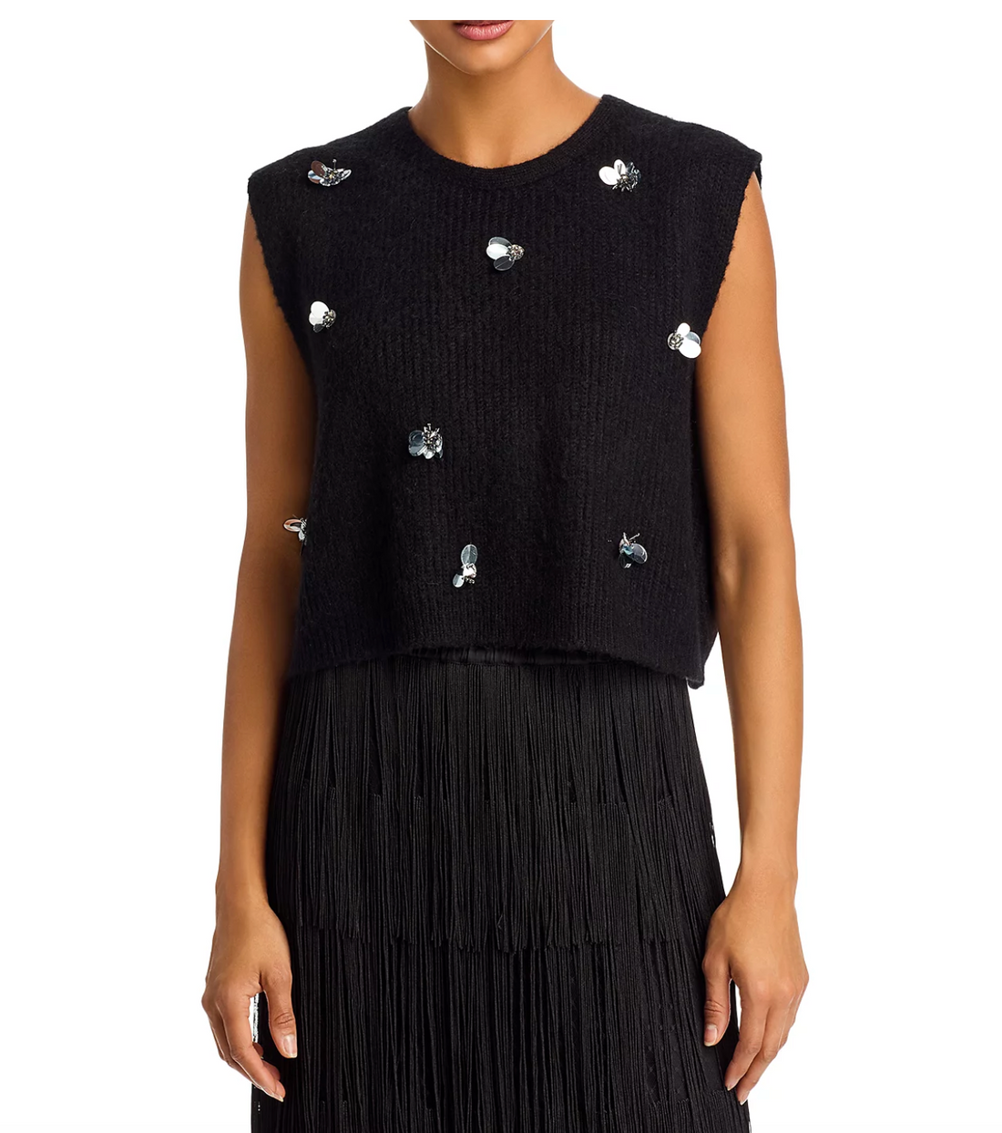 The Embellished Sweater Vest