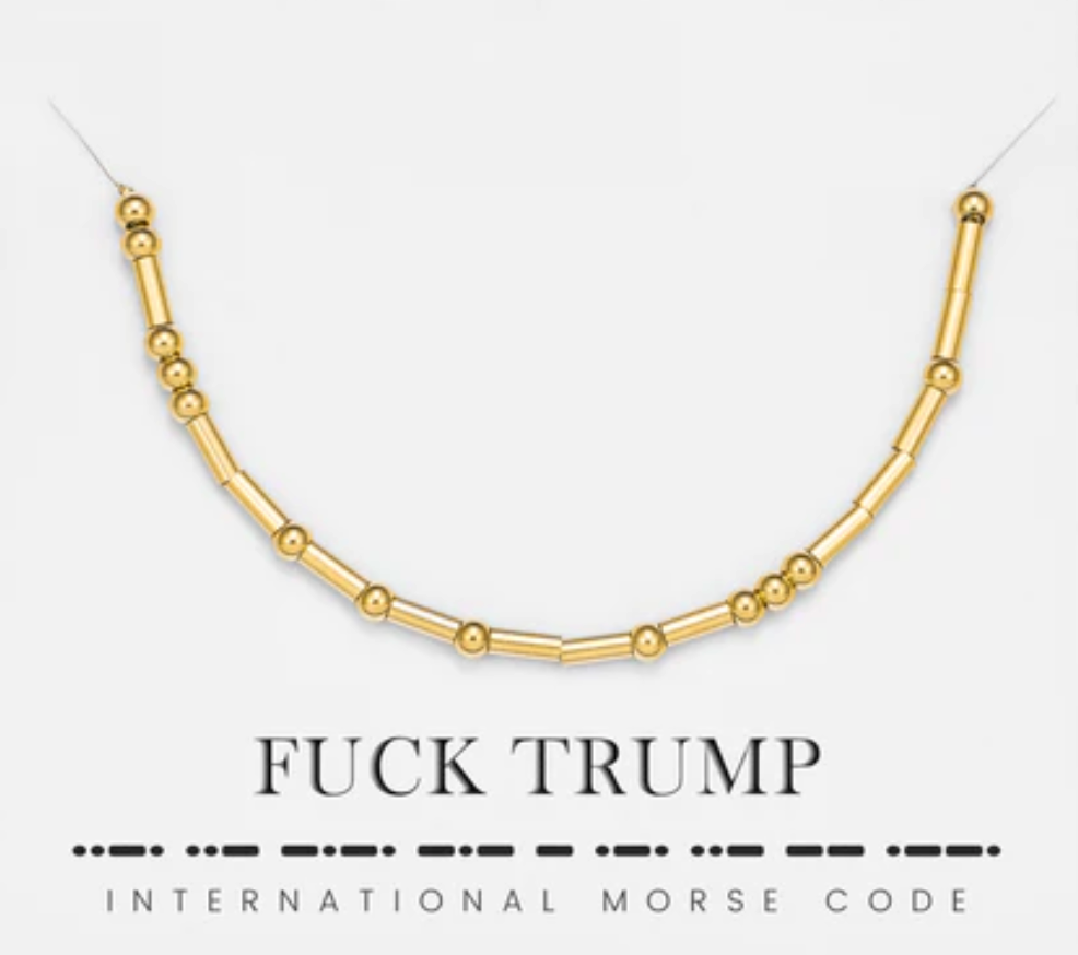 Fuck Trump Necklace
