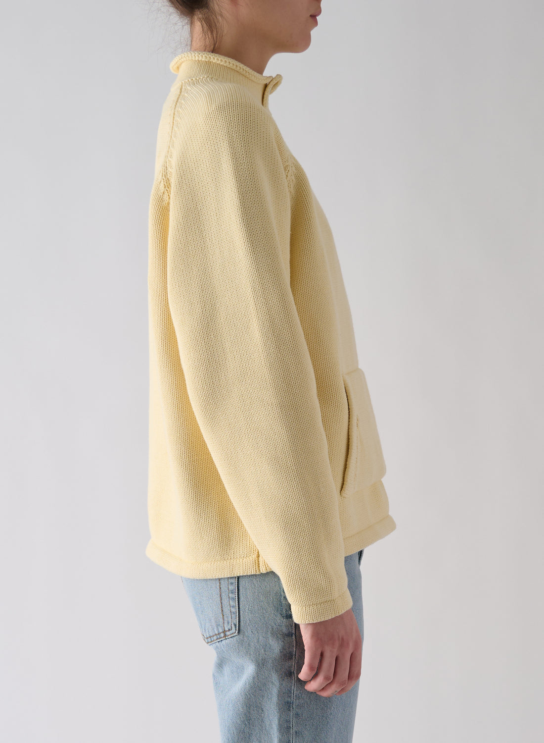Snap Collar Sweater