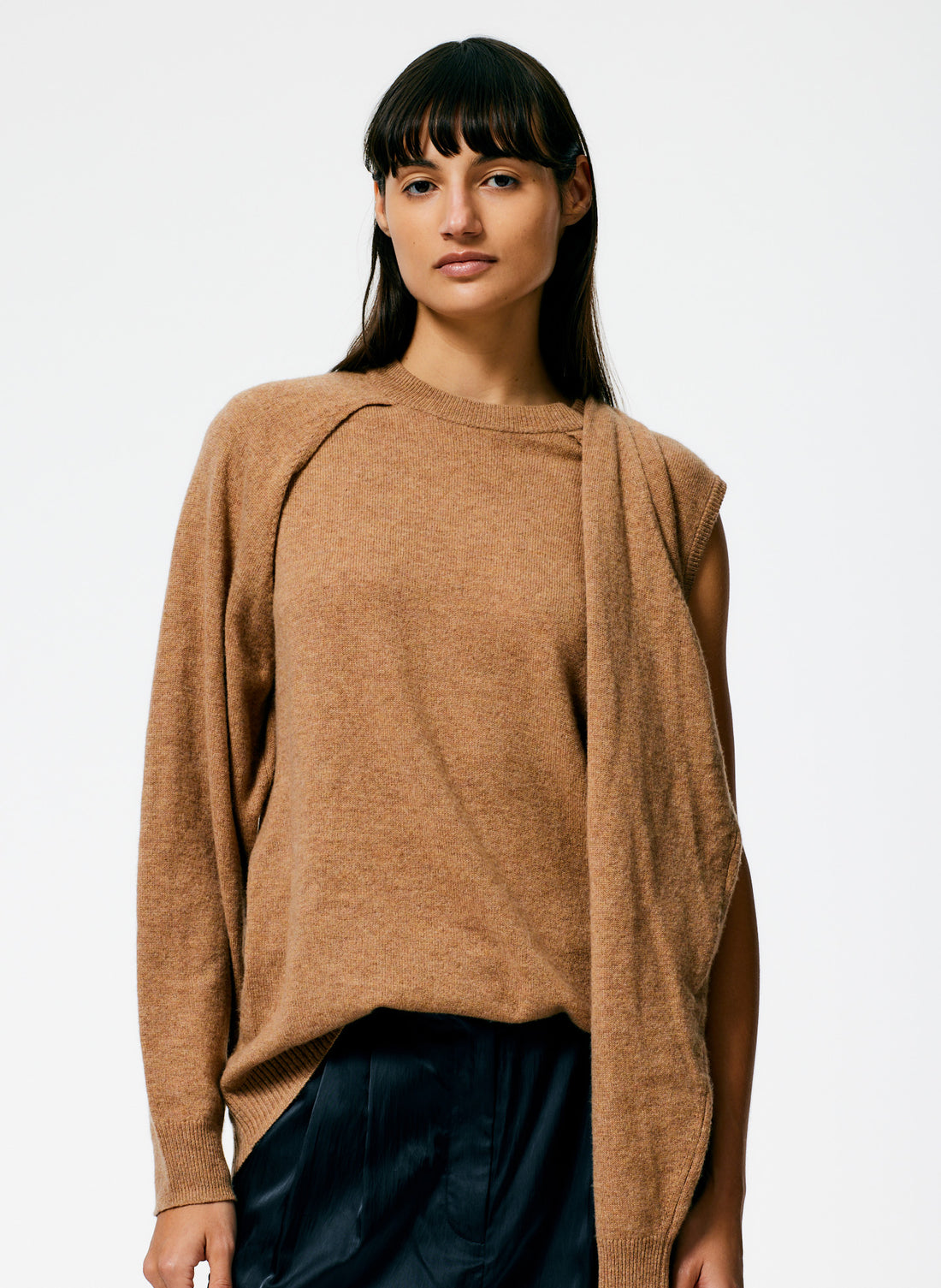 Feather Weight Cashmere Tunic Sand