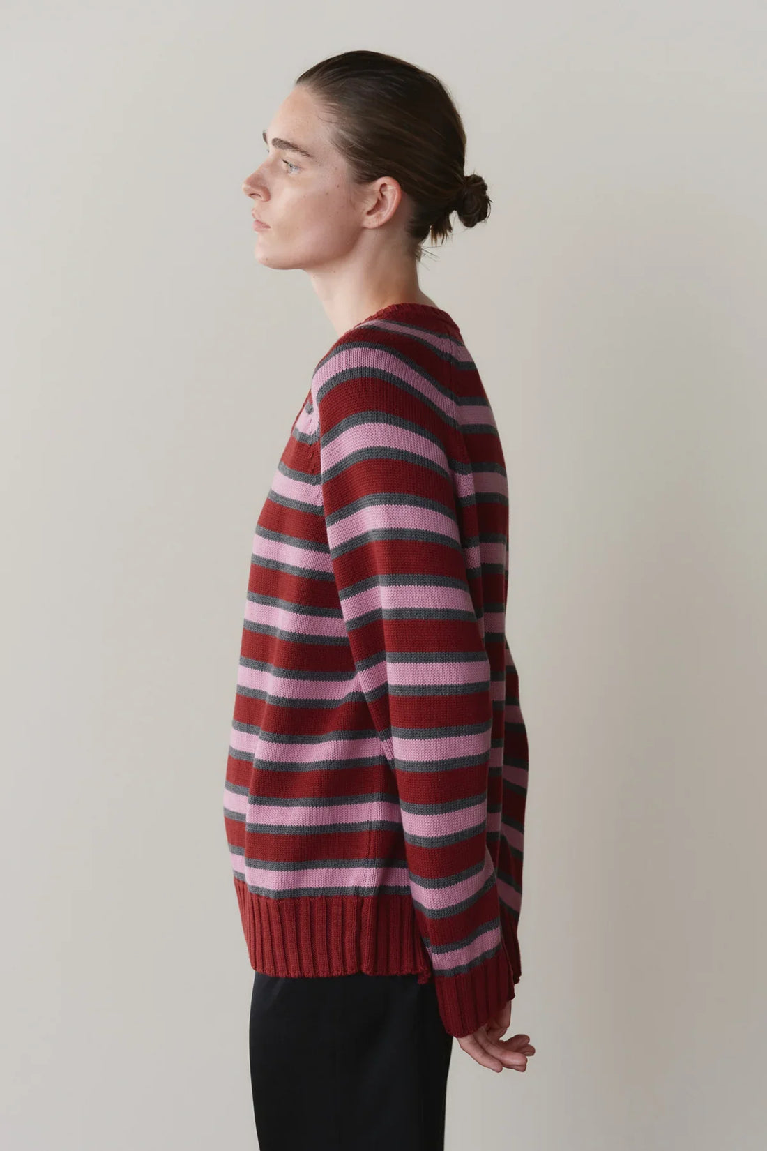 The Cotton Knit Stripe Sweater
