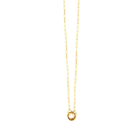 Paperclip Charm Holder Chain