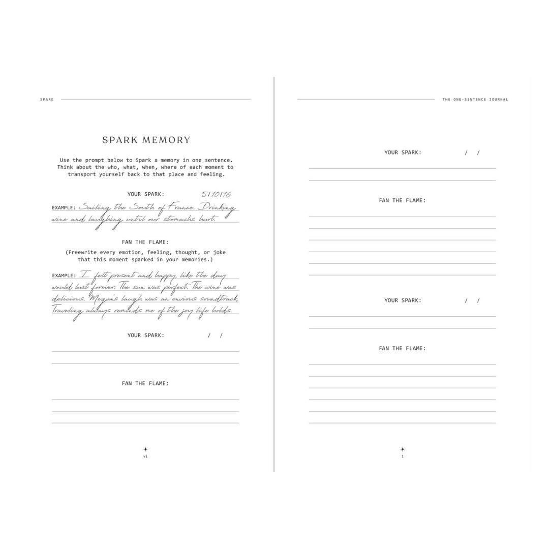 One Sentence Journal Example Spark: The One-Sentence Journal – Slate