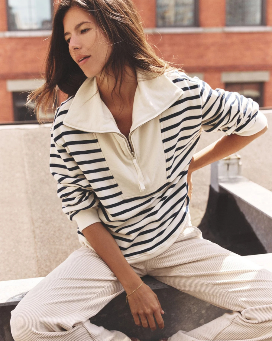 Kat Striped Sweatshirt