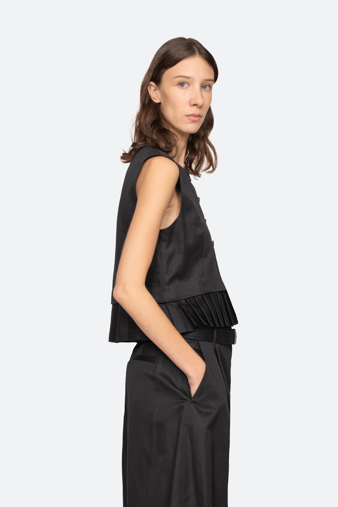 Angelina Vest Black