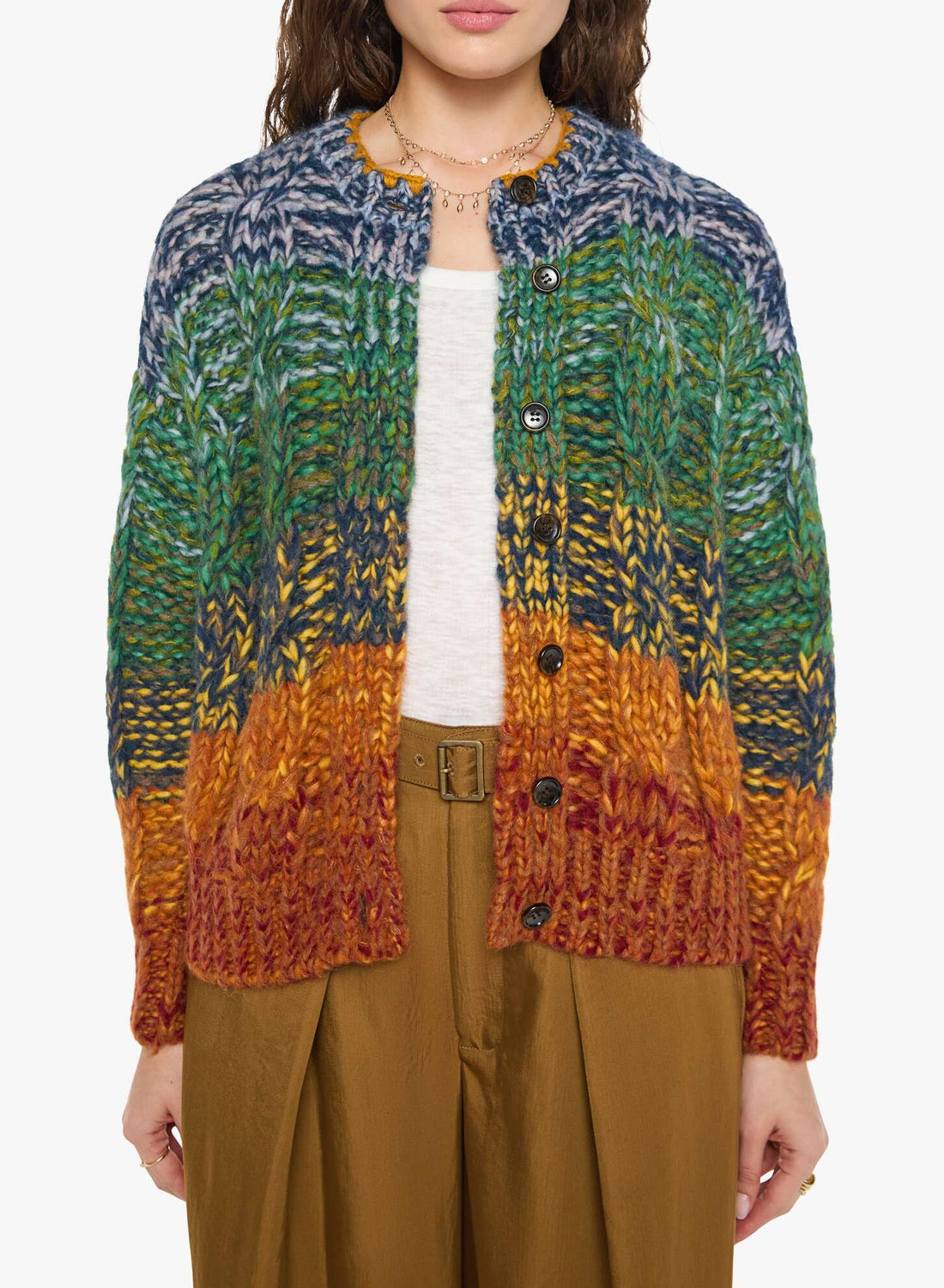 The Biggie Cardigan Moss