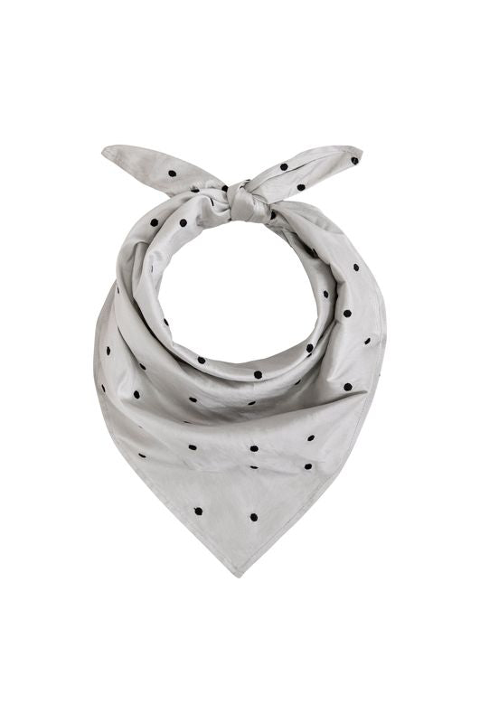 The Taffeta Polk Dot Headscarf