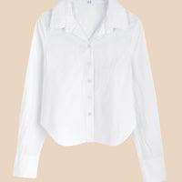 Lily Cropped Button Down