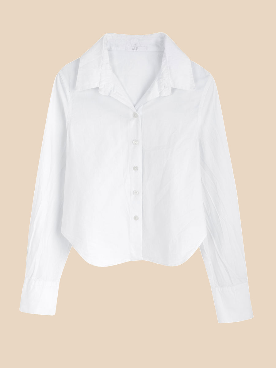 Lily Cropped Button Down