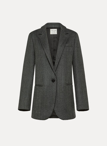 Chevron Wool Jacket