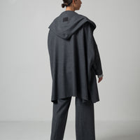 Ornella Hooded Wrap Coat