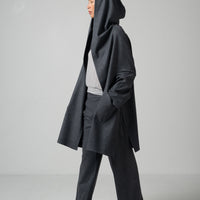 Ornella Hooded Wrap Coat