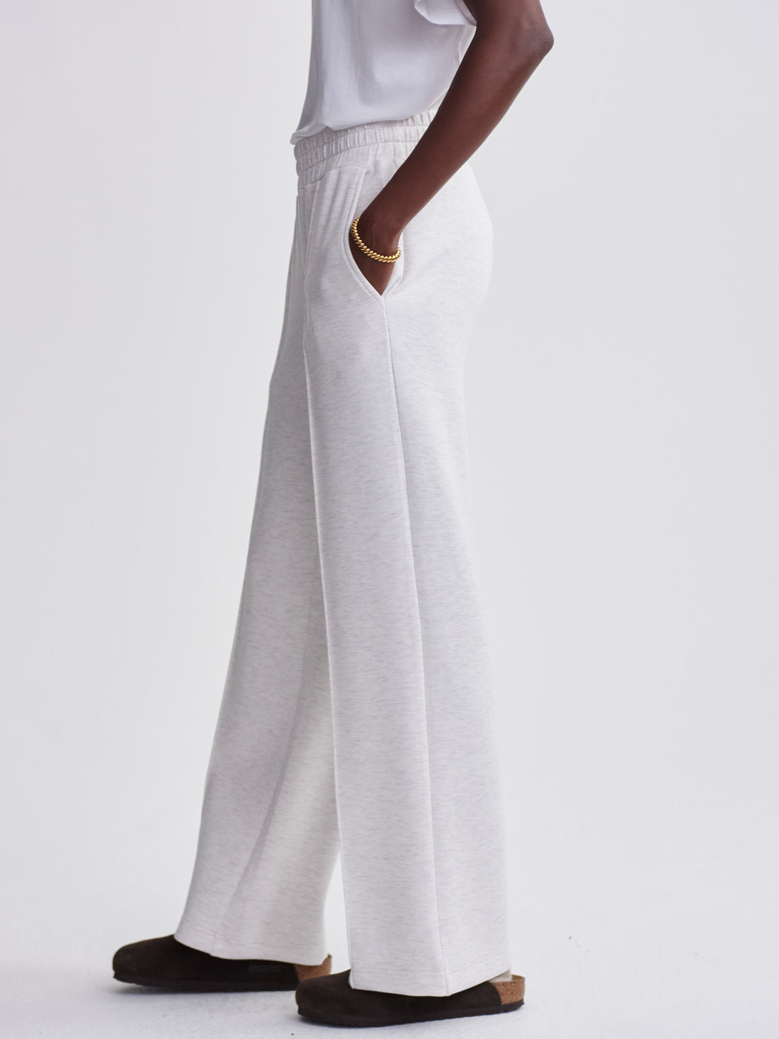 The Wide Leg Pant Ivory