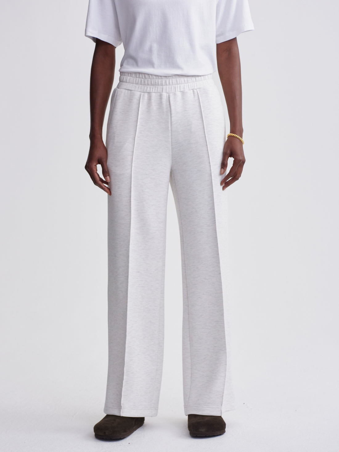 The Wide Leg Pant Ivory