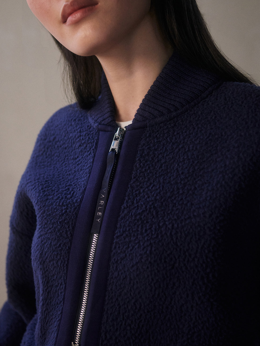 Willmont Fleece Evening Blue