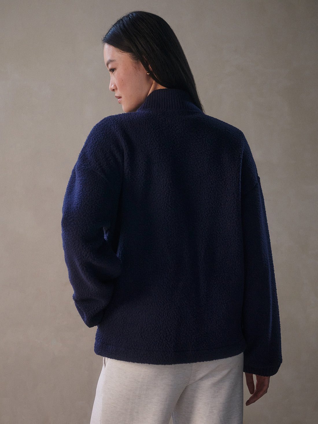 Willmont Fleece Evening Blue