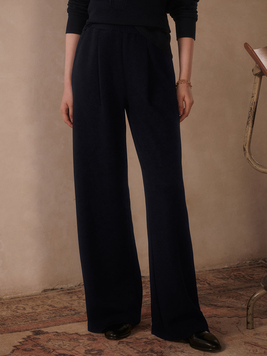 The Extra Wide Leg Pant Navy