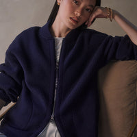 Willmont Fleece Evening Blue