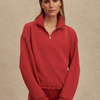 Sian Cropped Half Zip