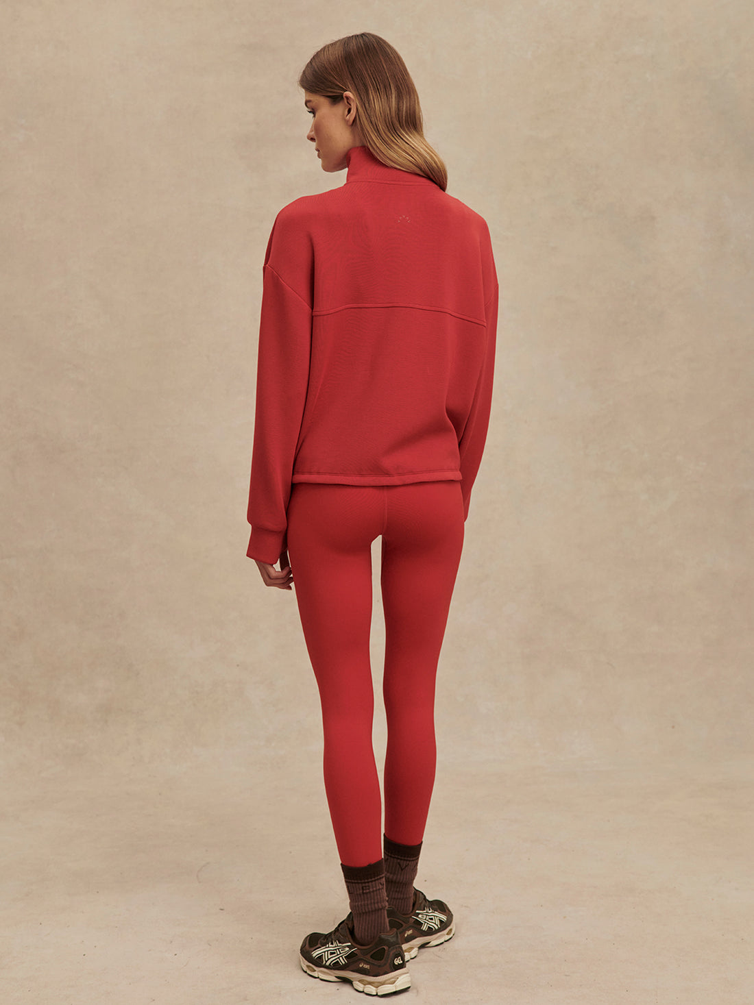 Sian Cropped Half Zip