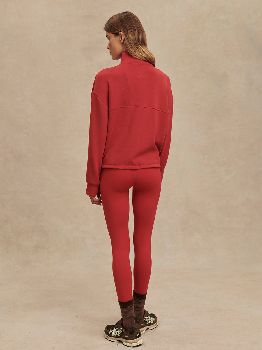 Sian Cropped Half Zip