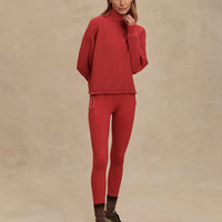 Sian Cropped Half Zip
