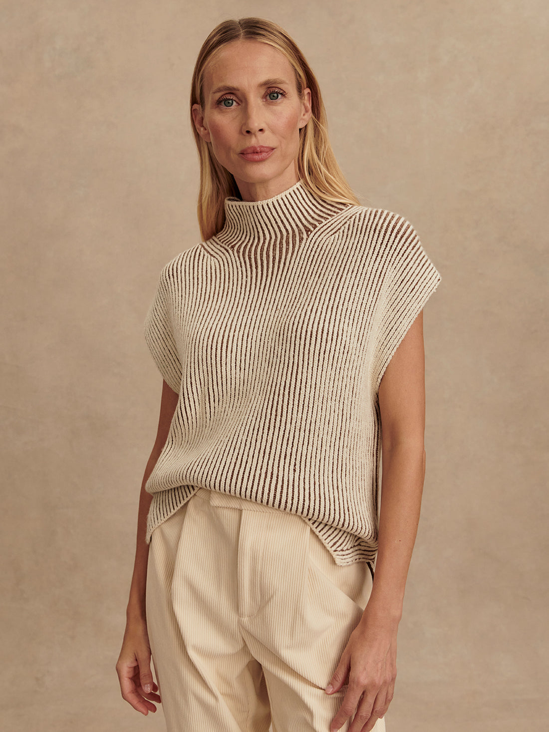 Lauren Pleated Knit Sweater