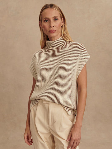 Lauren Pleated Knit Sweater