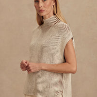 Lauren Pleated Knit Sweater