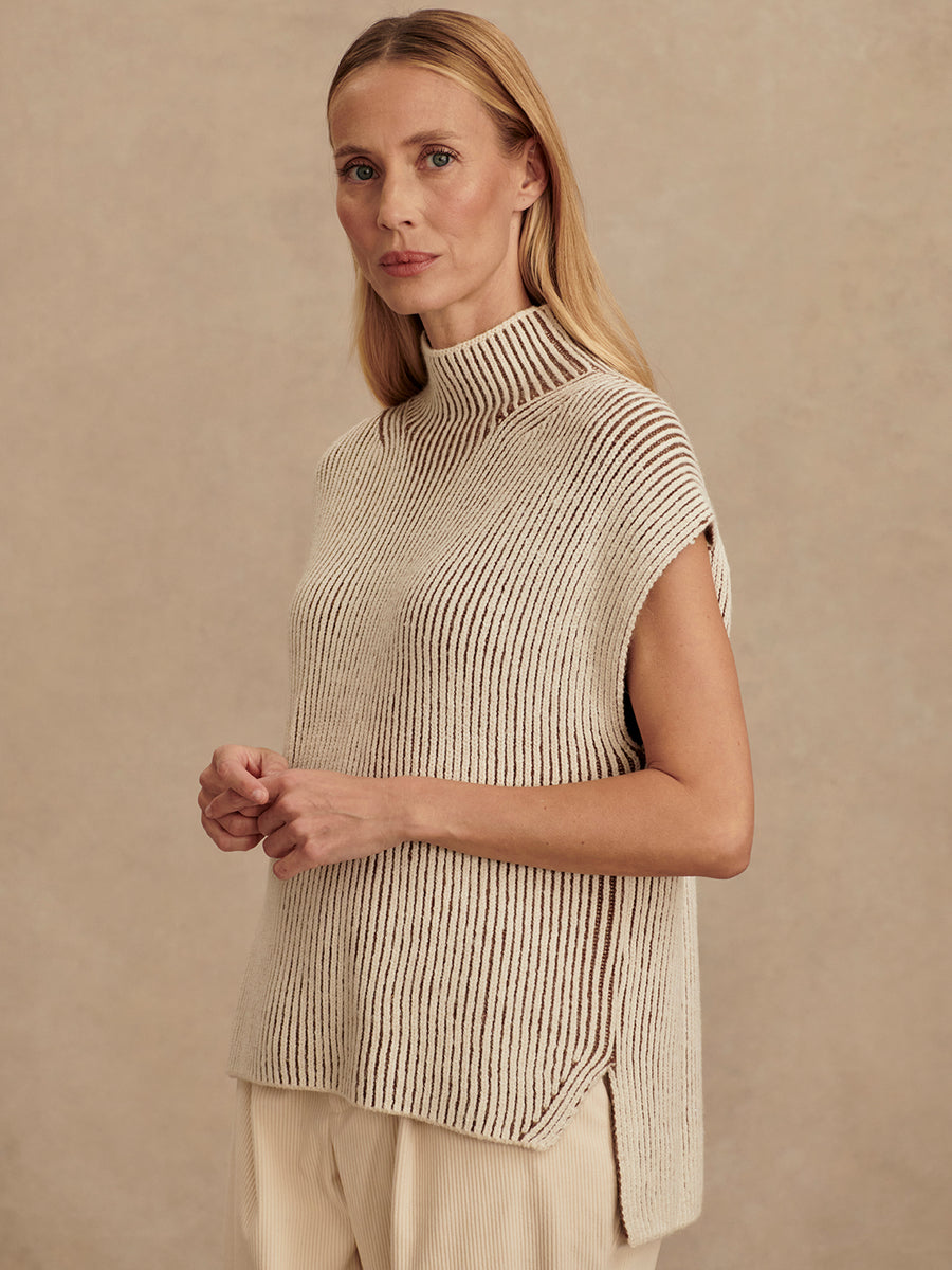 Lauren Pleated Knit Sweater