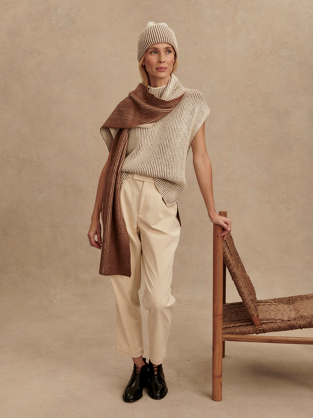 Lauren Pleated Knit Sweater