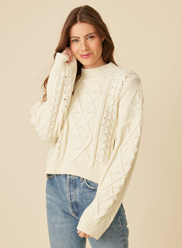 Laurel Cable Pullover